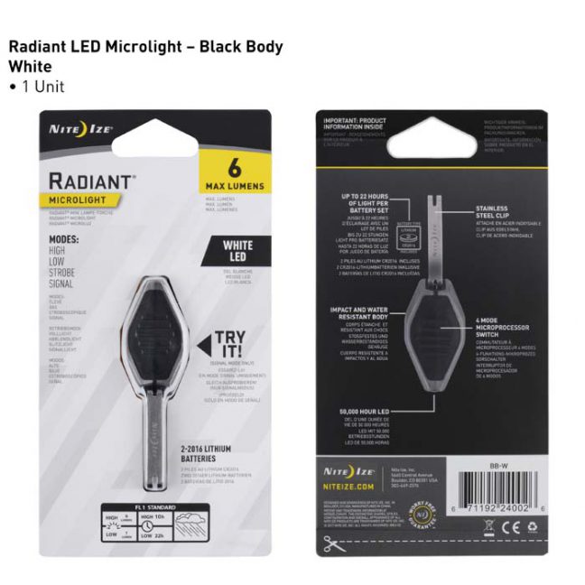 Radiant Microlight Black Package